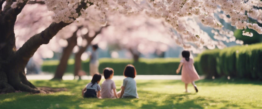 Spektakuläre Blüte der Japanischen Kirsche