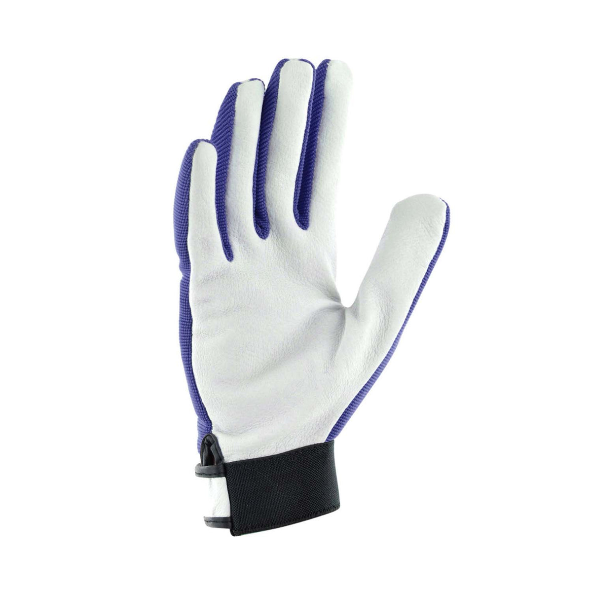 Leder-Gartenhandschuhe marineblau - - Bakker