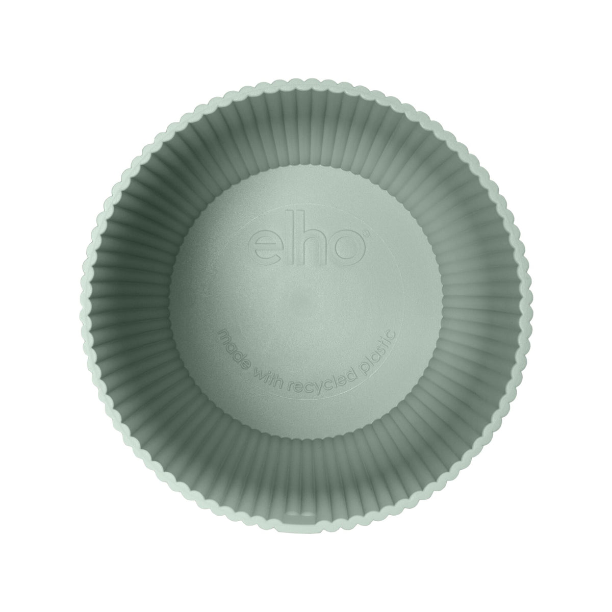 - Elho Blumentopf Vibes fold rund sorbet grün - Innenblumentöpfe und Übertopf
