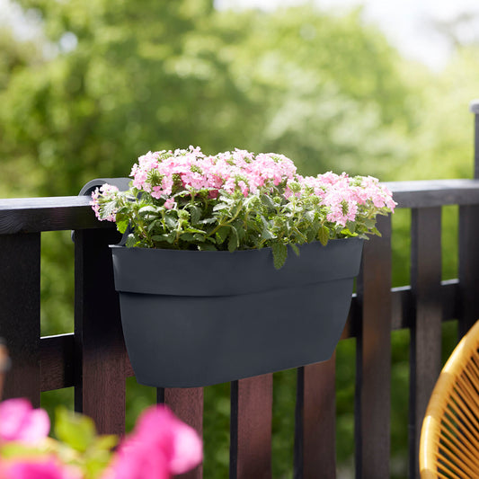 Balkonkasten vibia campana easy hanger large anthrazit - Bakker