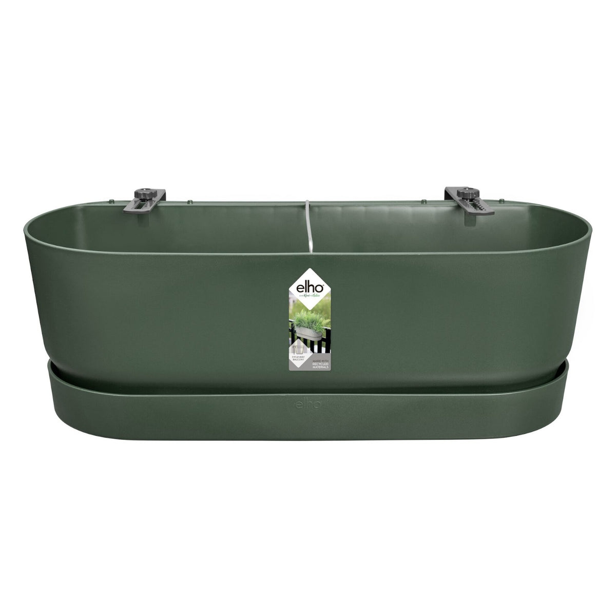 Balkonpflanzkasten Greenville Leaf Green - - Bakker