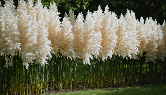 Entdecken Sie das weiße Pampasgras