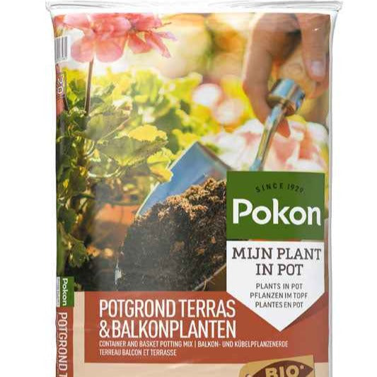 Pokon Bio Blumenerde für Terrassen- und Balkonpflanzen - 1