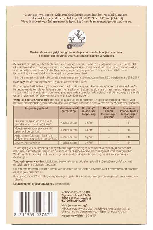 Pokon Bio Schneckengranulat - - Bakker