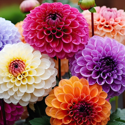 Pompon-Dahlien (x5) - Bakker