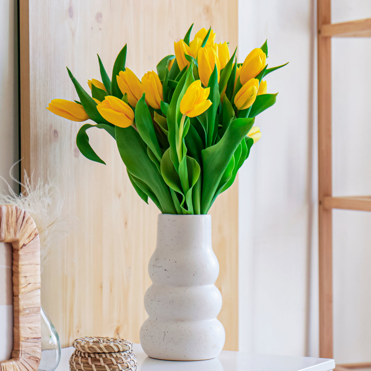 Gelbe Tulpe langstielig