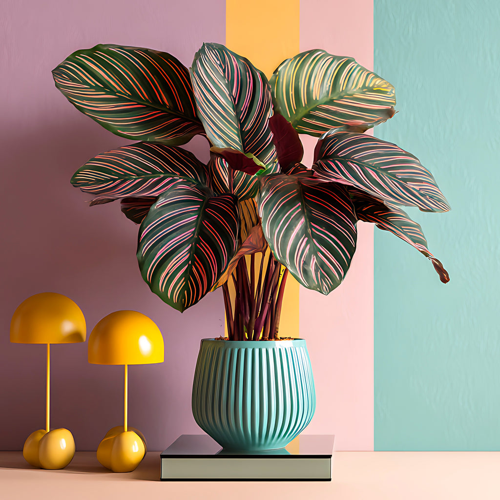 Korbmarante 'Ornata' XL - Calathea ornata