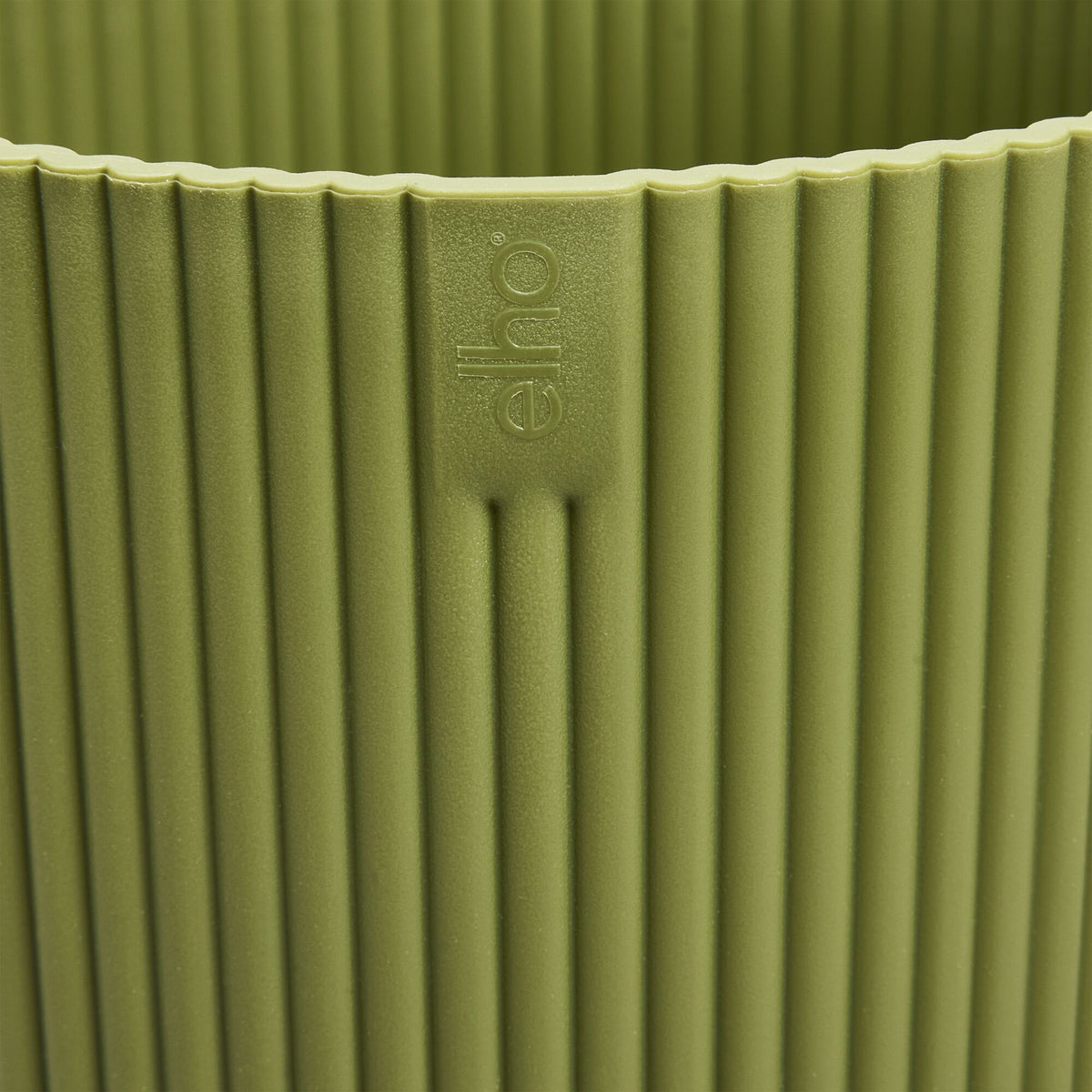  - Elho Blumentopf Vibes fold rund ferngrün - Innenblumentöpfe und Übertopf