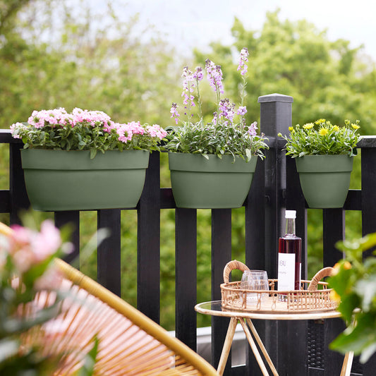 Balkonkasten vibia campana easy hanger large pistazien grün - Bakker