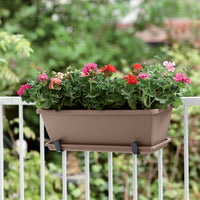  - Barcelona Balkonkasten taupe - Pflanzgefäße und Blumenkästen