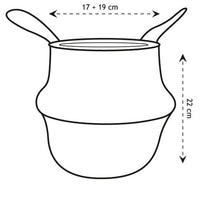  - Belly Basket blanc - Pflege und Material