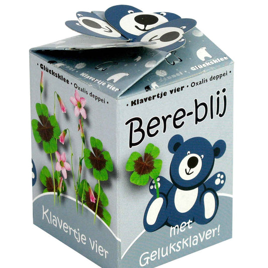 Set Glücksklee Happy Bear blau - Bakker