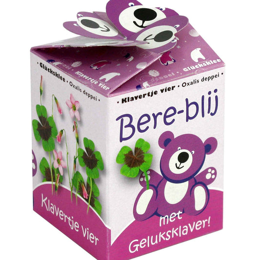 Set Glücksklee Happy Bear rosa - Oxalis deppei - Gemüsegarten