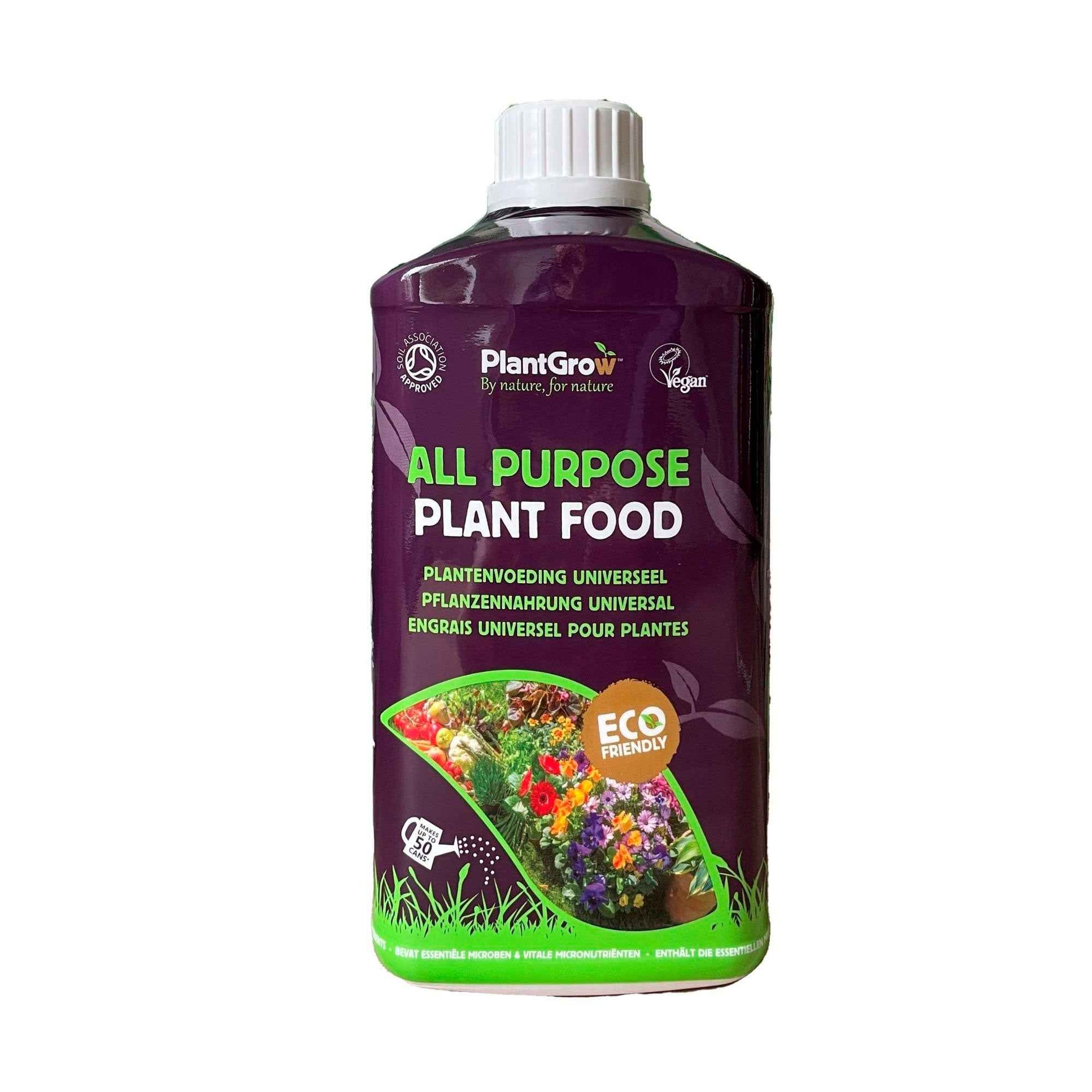 PlantGrow 100% natürliche Pflanzennahrung 1 L - Biologische Pflanzennahrung