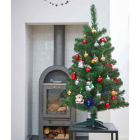 Black Box Black Box künstlicher Weihnachtsbaum 'Joy' inkl. LED-Beleuchtung und Weihnachtsornamente – 90 cm - Kunstweihnachtsbäume