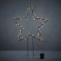 Sternförmige Gartendeko inkl. LED-Beleuchtung - Weihnachtsbeleuchtung