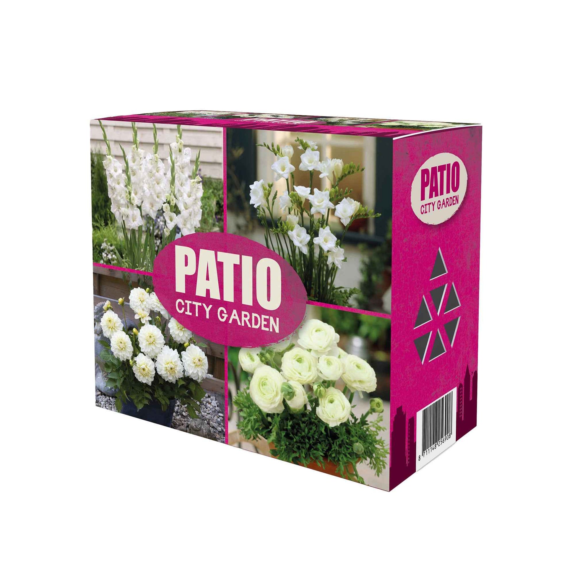40x Blumenzwiebeln - Mischung 'Patio City Garden White' weiβ - Alle Blumenzwiebeln