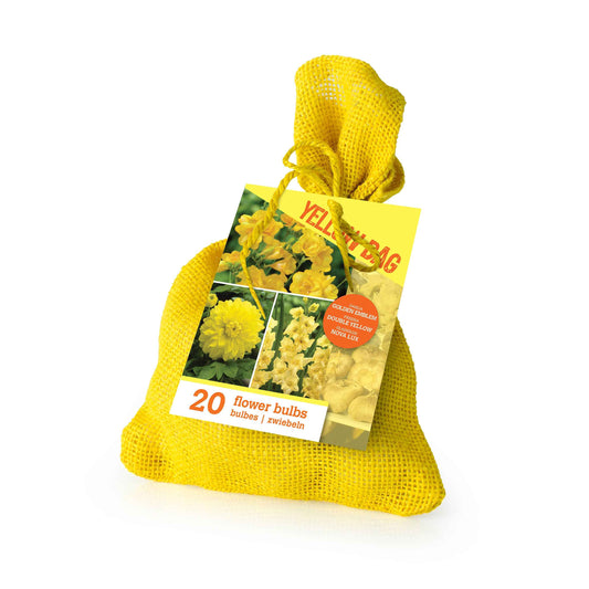 20x Blumenzwiebeln - Mischung 'The Yellow Bag' Gelb - Alle Blumenzwiebeln