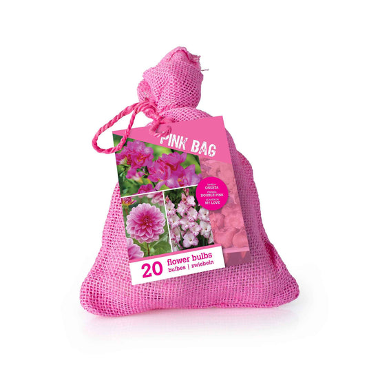 20x Blumenzwiebeln - Mischung 'The Pink Bag' rosa - Alle Blumenzwiebeln