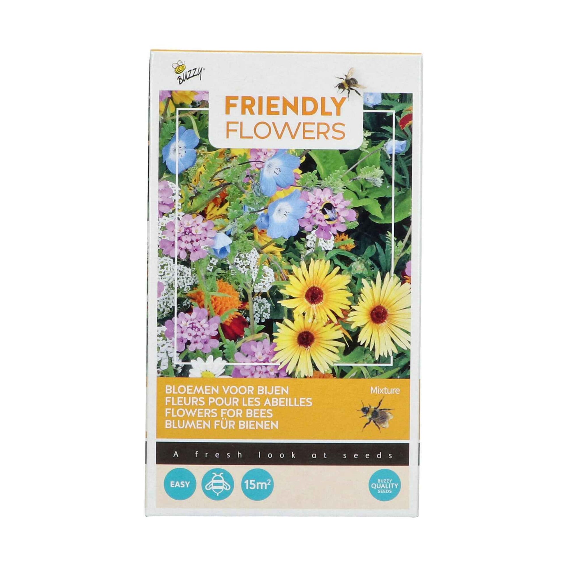 Schmetterling- und bienenanziehende Blumen - Mischung inkl. Granulat - Blumensamen - Blumenmischungen