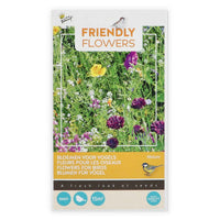 Vogela,ziehende Blumen - Friendly Flowers Mischung inkl. Granulat - Blumensamen - Blumensaat