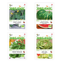 Sommerpaket 'Sonniger Sommer' - Biologisch Gemüsesamen, Kräutersamen, Obstsamen - Bio-Gemüse