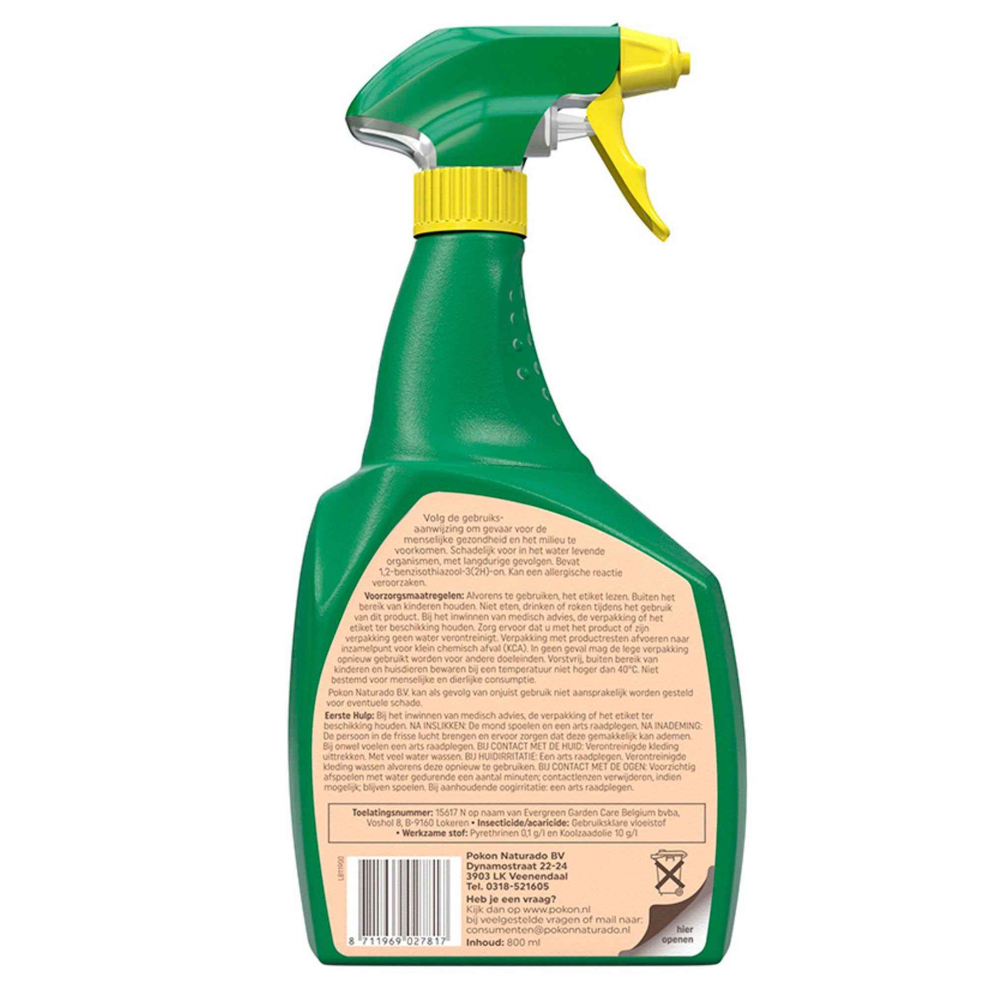 Spray gegen hartnäckige Insekten. - Biologisch 800 ml - Pokon - Düngemittel