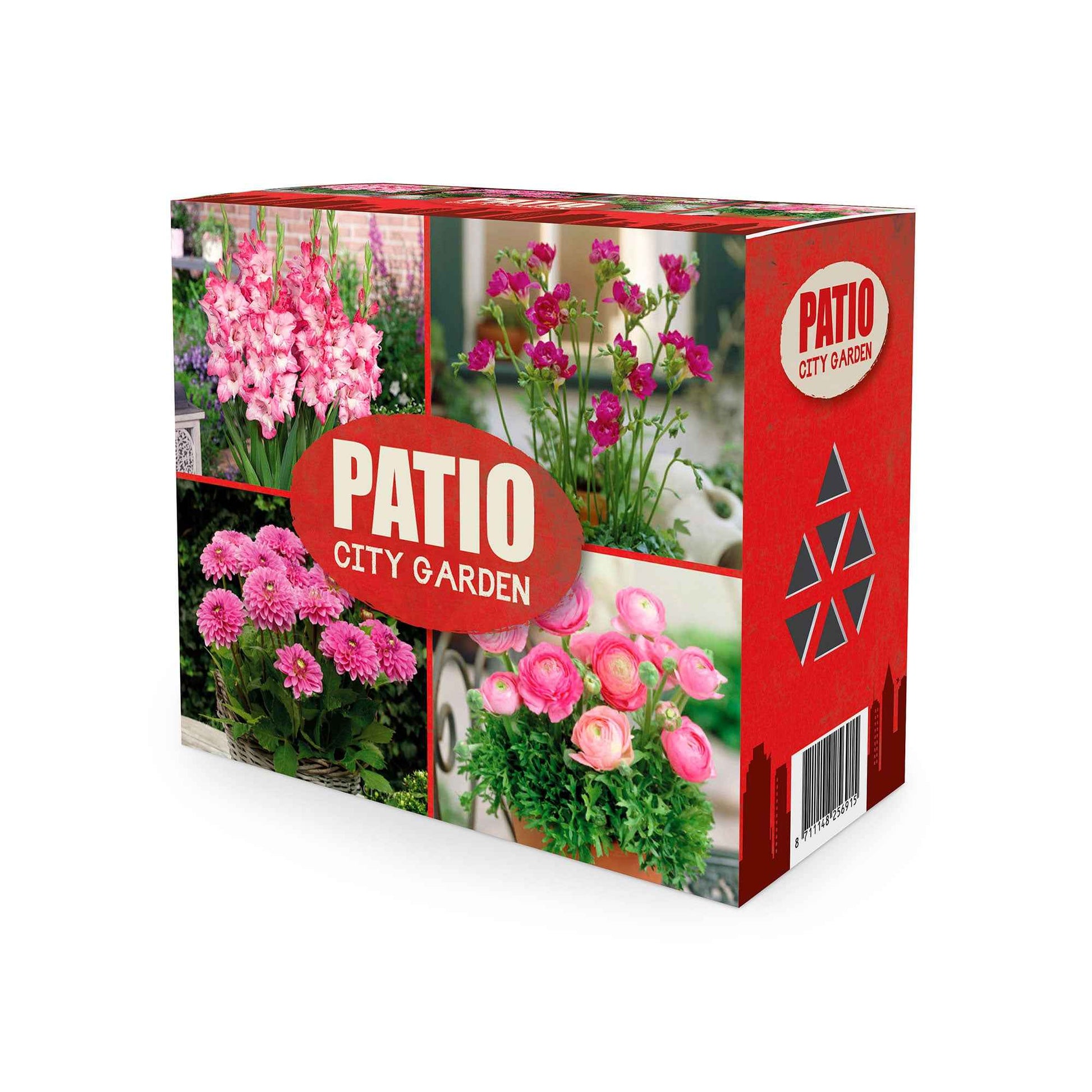 40x Blumenzwiebeln - Mischung 'Patio City Garden Pink' rosa - Alle Blumenzwiebeln