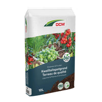 Blumenerde für Gemüse und Kräuter - Biologisch 10 Liter - DCM - Biologische Pflanzennahrung