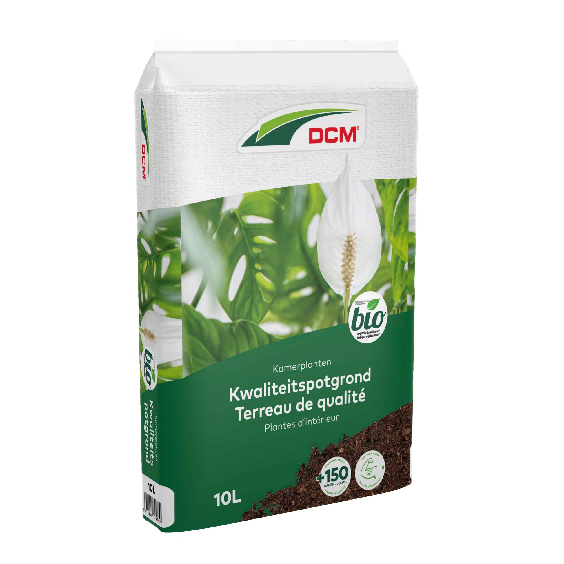 Blumenerde für Zimmerpflanzen - Biologisch 10 Liter - DCM - Bio-Blumenerde