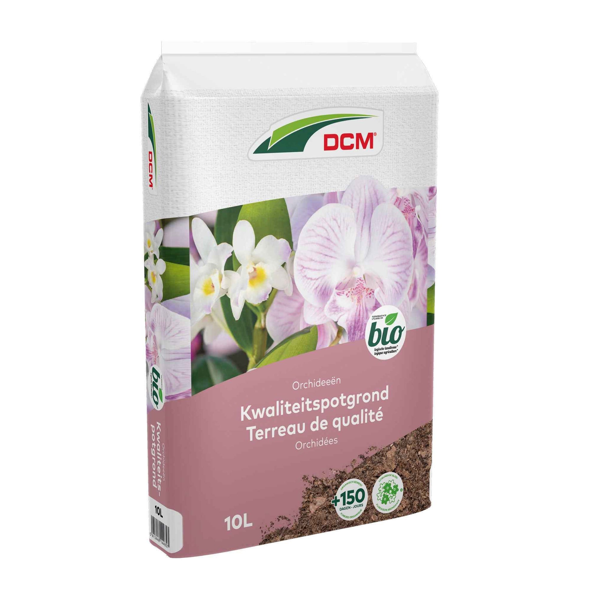 Blumenerde für Orchideen - Biologisch 10 Liter - DCM - Bio-Blumenerde