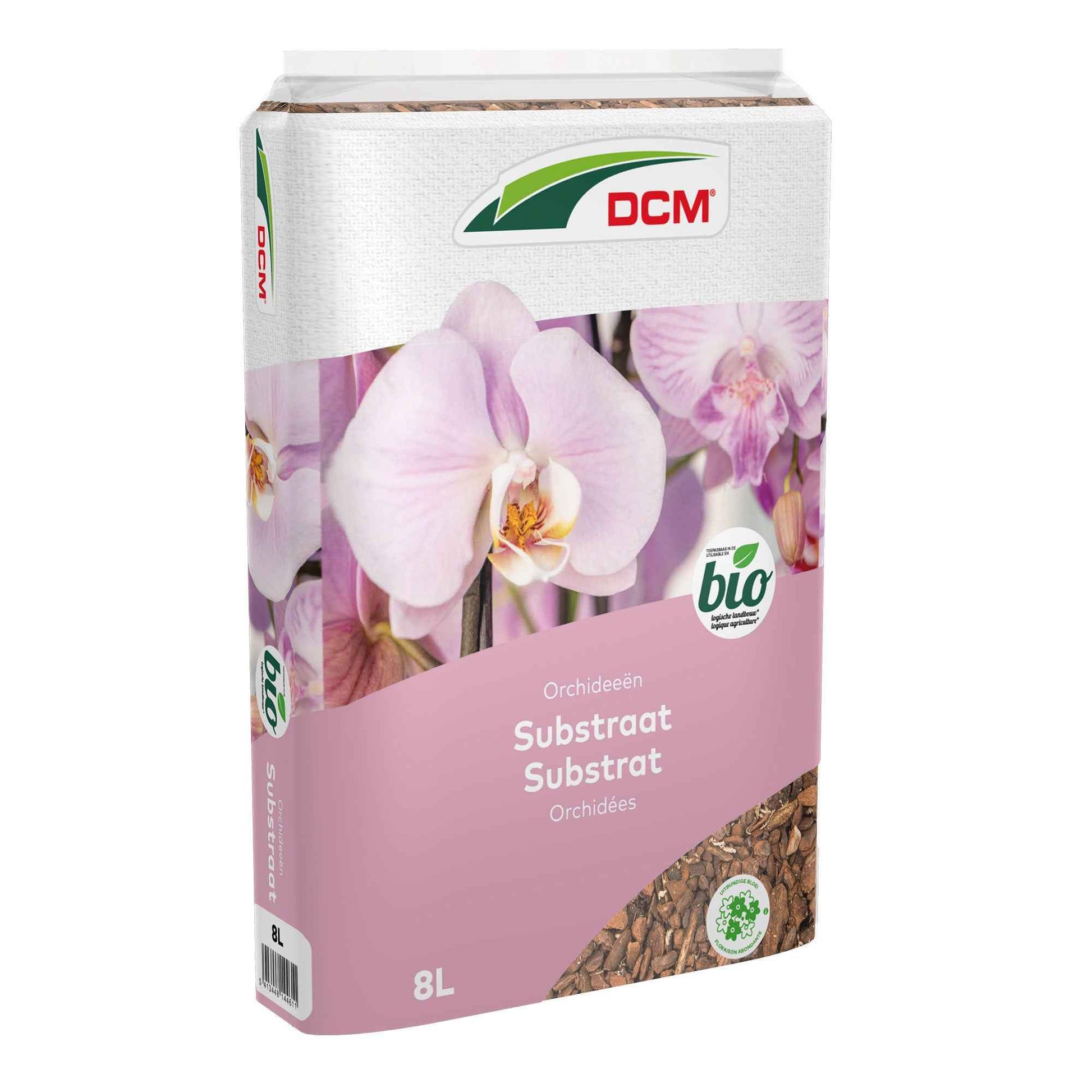 Orchideensubstrat - Biologisch 8 Liter - DCM - Bio-Blumenerde