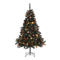 Künstlicher Weihnachtsbaum Black Box Trees 'Fynn' inkl. Ornamente und LED-Beleuchtung - Kunstweihnachtsbäume