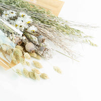 Trockenblumenstrauß weiβ - Trockene Blumensträuße